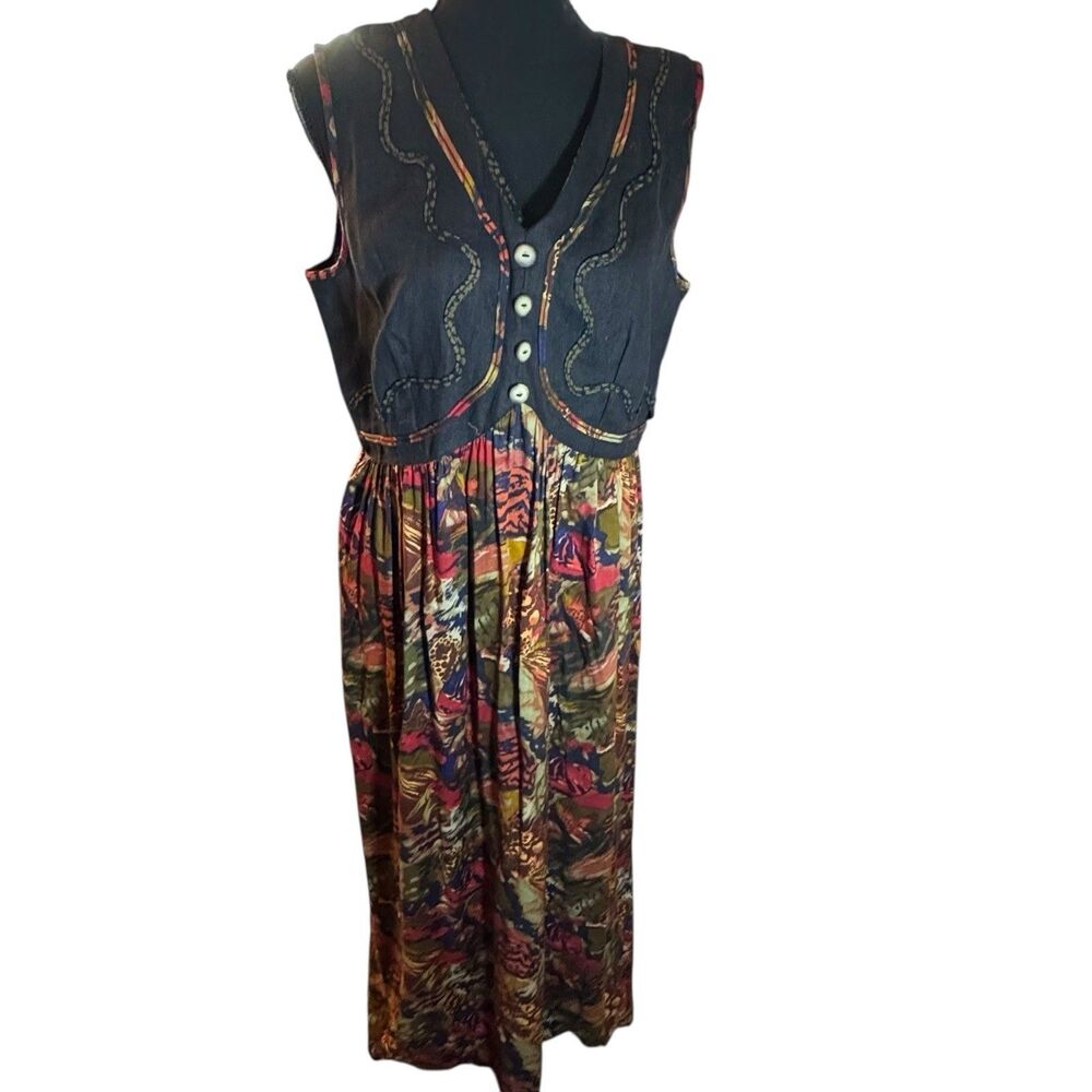 Saint Tropez West Dress Womens Size 12 Pleated Drape Maxi NWT